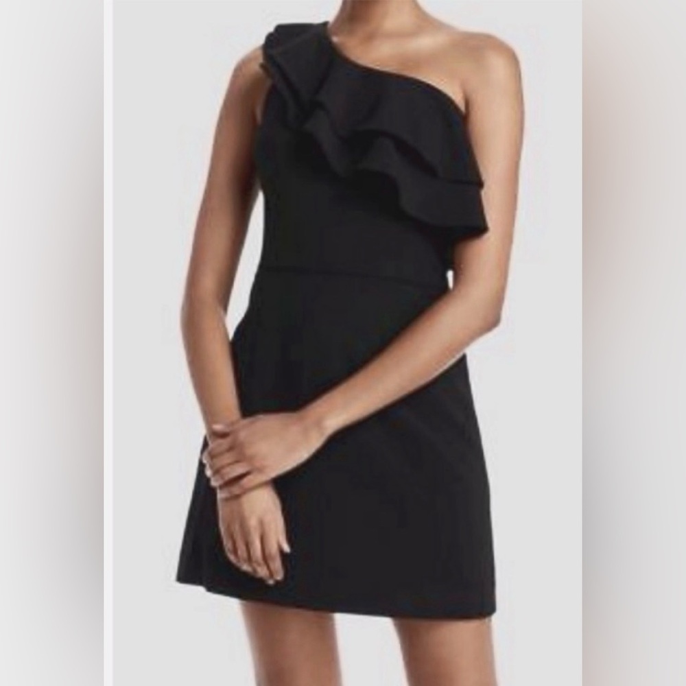French Connection One Shoulder Black Dress size 4 NWT